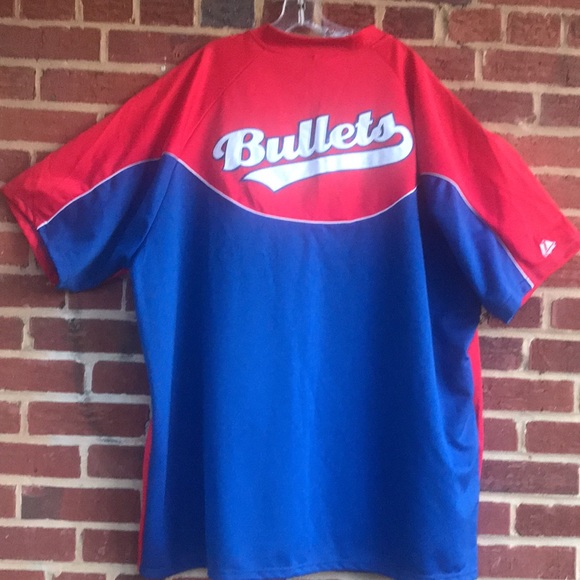 Bullets Hardwood Classic NBA 1/4 zip 3XL Warm Up - Picture 1 of 11